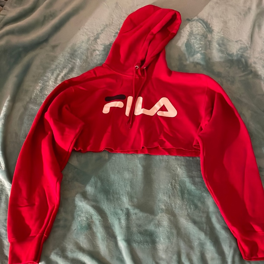 Fila cropped hoodie
